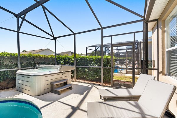 Patio Lounging, Hot Tub