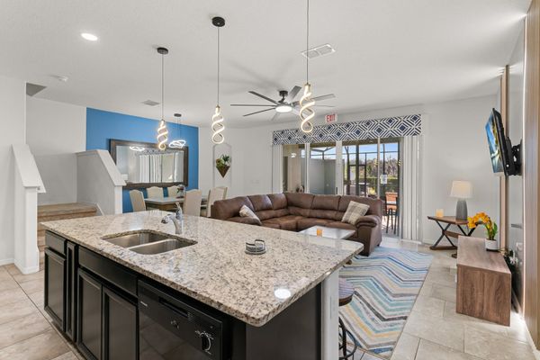 Kitchen/Living Room/Dining Room