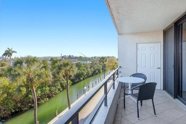 Balcony overlooking the canal