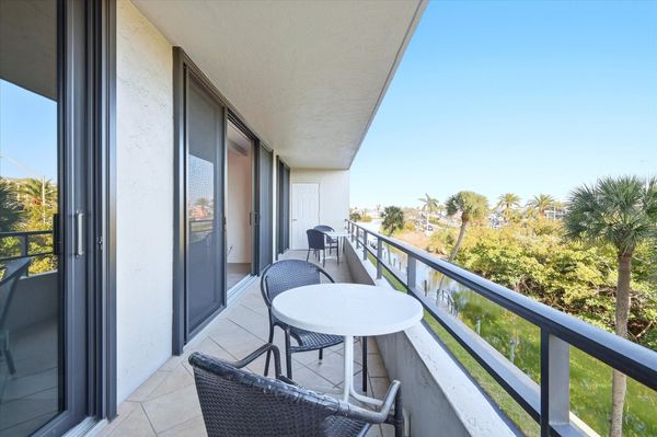 Balcony overlooking the canal