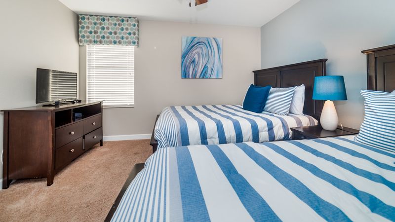 Two Queens Bedroom 7 Upstairs 32" Smart TV