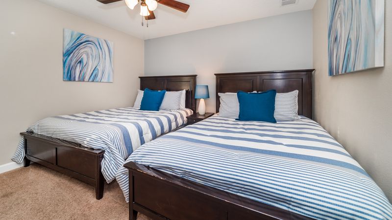 Two Queens Bedroom 7 Upstairs 32" Smart TV
