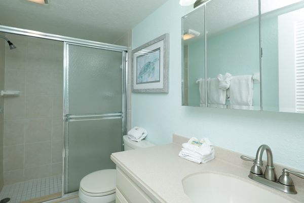 Primary Bedroom en-suit
with Walk-in Shower