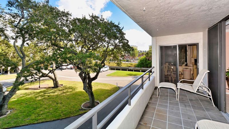 Balcony off living room