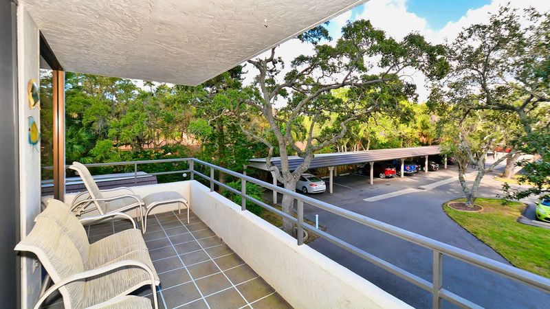 Balcony off living room