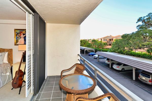 Private balcony off the primary bedroom
