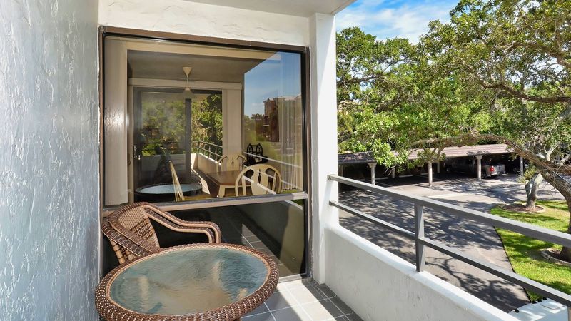 Private balcony off the guest bedroom