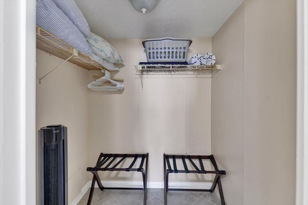 Walk-in closet in primary bedroom