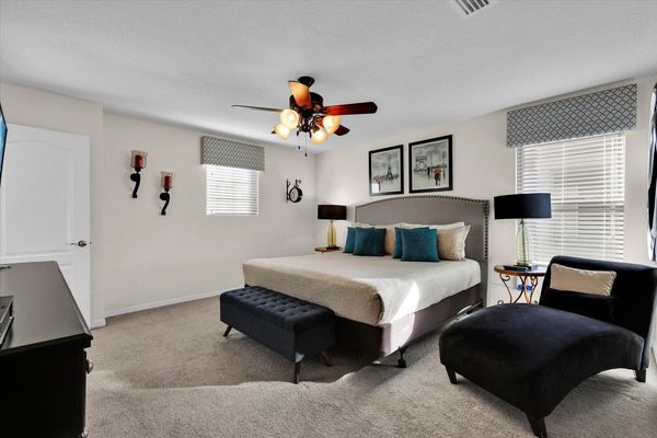 King Suite Bedroom 2 Upstairs
Attached Bathroom