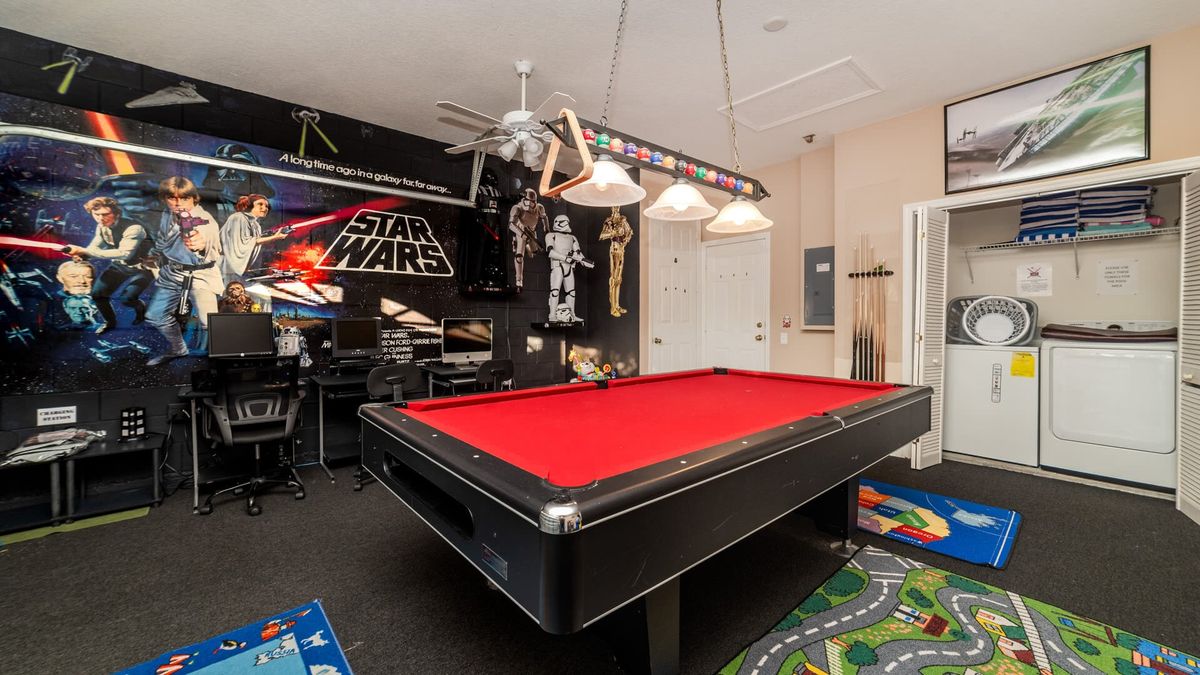 Game Room
Pool Table
3 Computers