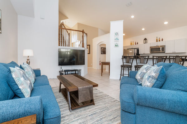 Living Room Angle
65" TV