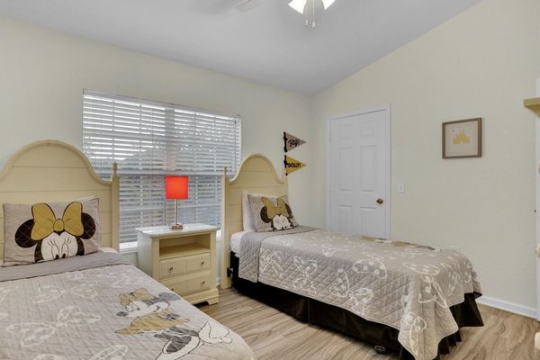 Two Twins Bedroom 2 Upstairs
Attached Bathroom