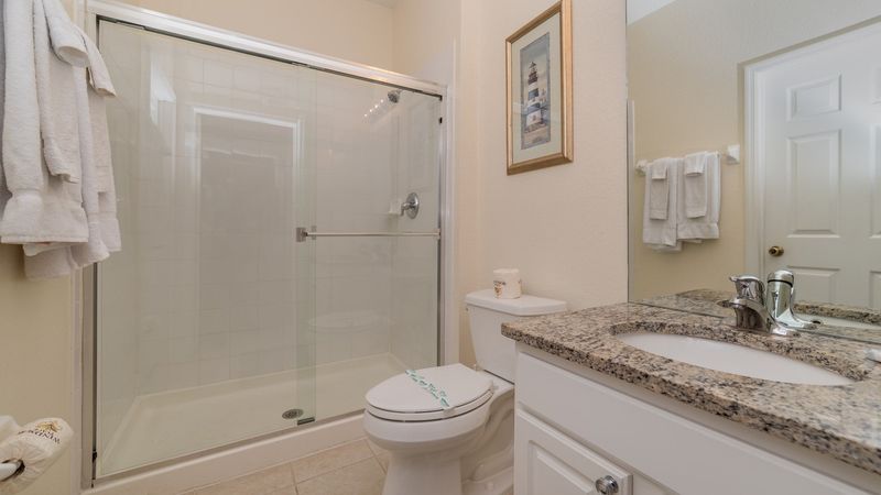 Hall Bathroom Downstairs
(Shower)
