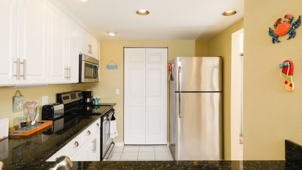 Big pantry in the kitchen with the washer and dryer in the pantry as well