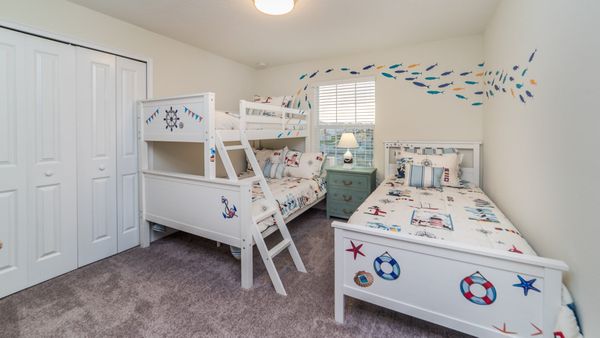 Twin/Double Bunk + Twin Bedroom 3 Upstairs