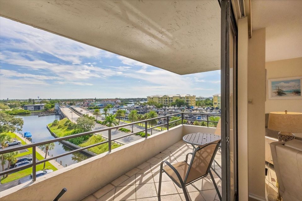 Balcony off of living room