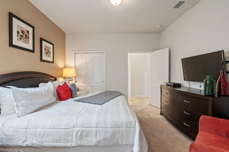 Master King Bedroom 1 (Angle) 42" Smart TV