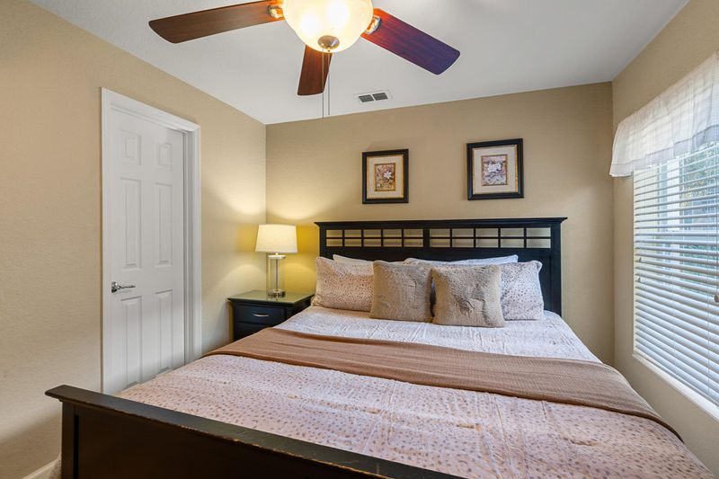 King Suite Bedroom 3 Downstairs Shared Bathroom