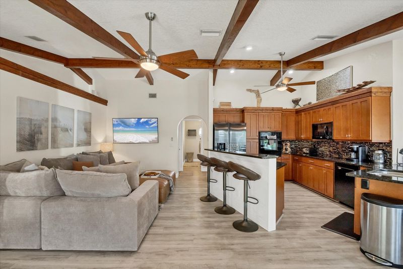 Bright, open living space