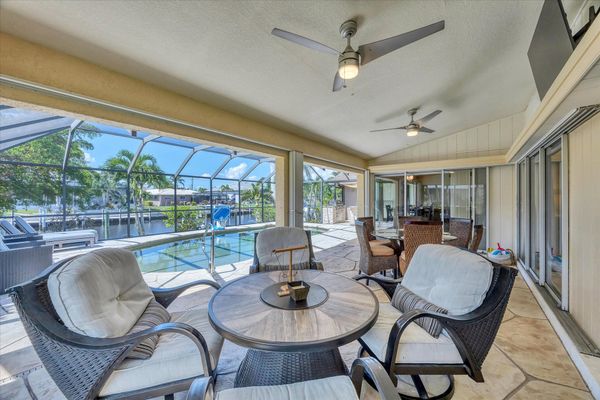 Gorgeous 3 bedroom, 2 bathroom waterfront home in Punta Gorda with private pool and boat dock