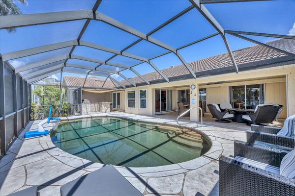 Pool overlooking the canal. Pool size: 27' x 14' 5'