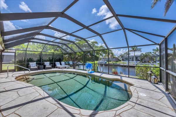 Pool overlooking the canal. Pool size: 27' x 14' 5'