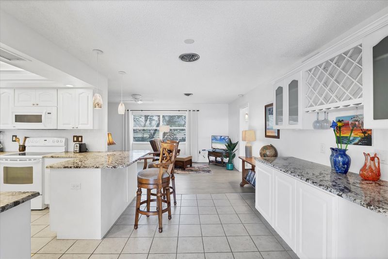 Kitchen island & breakfast bar