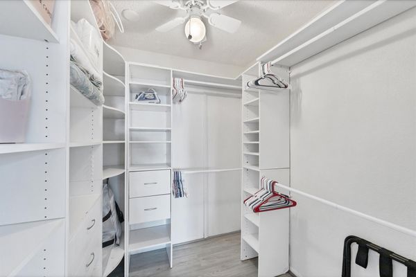 Large walk-in closet