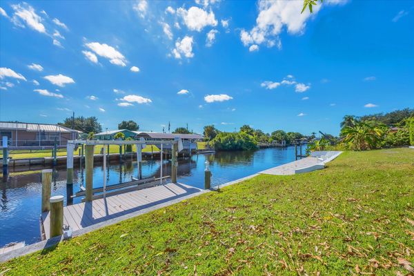 Dock View (Boat lift not available)