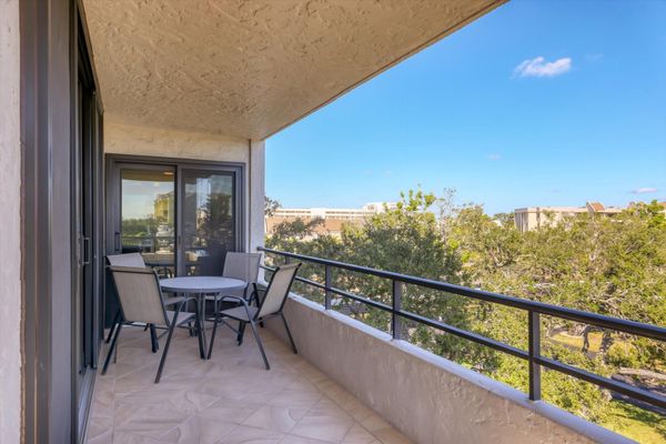Balcony with view of canal and Intracoastal Waterway