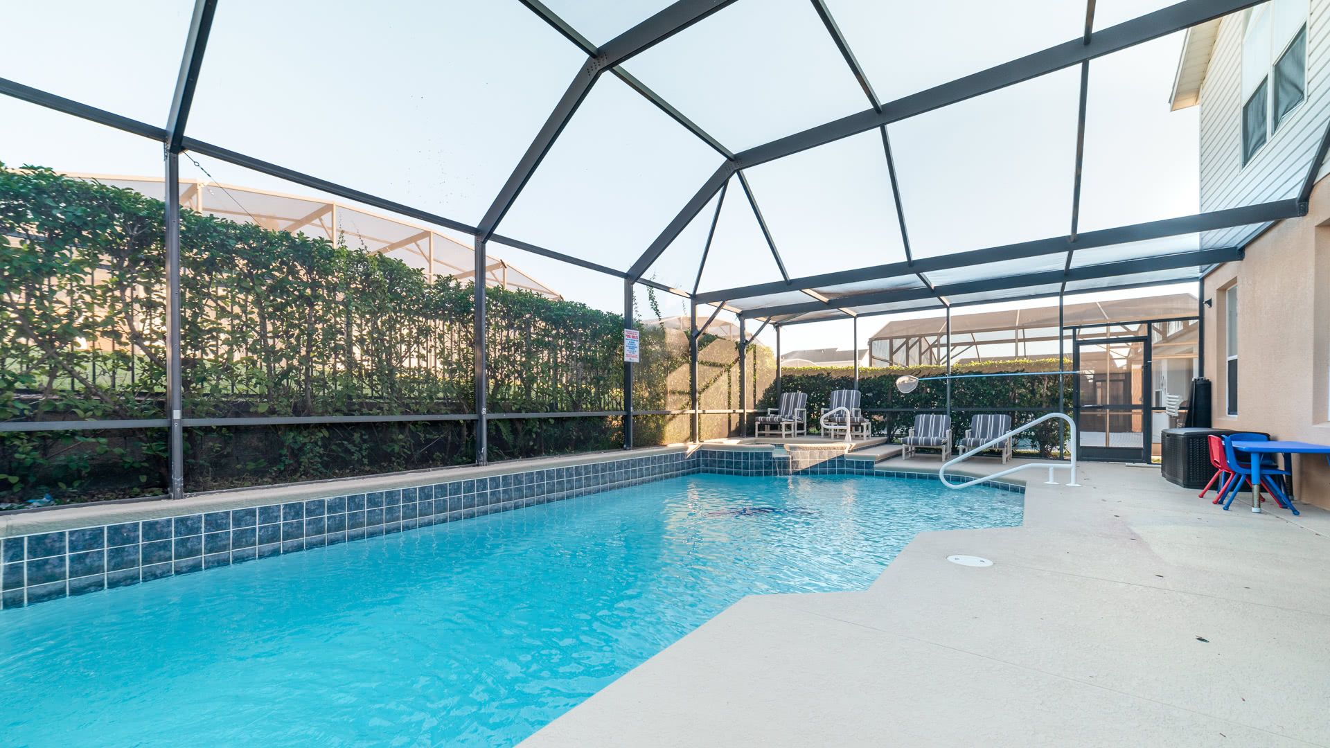Pool Angle
Faces East