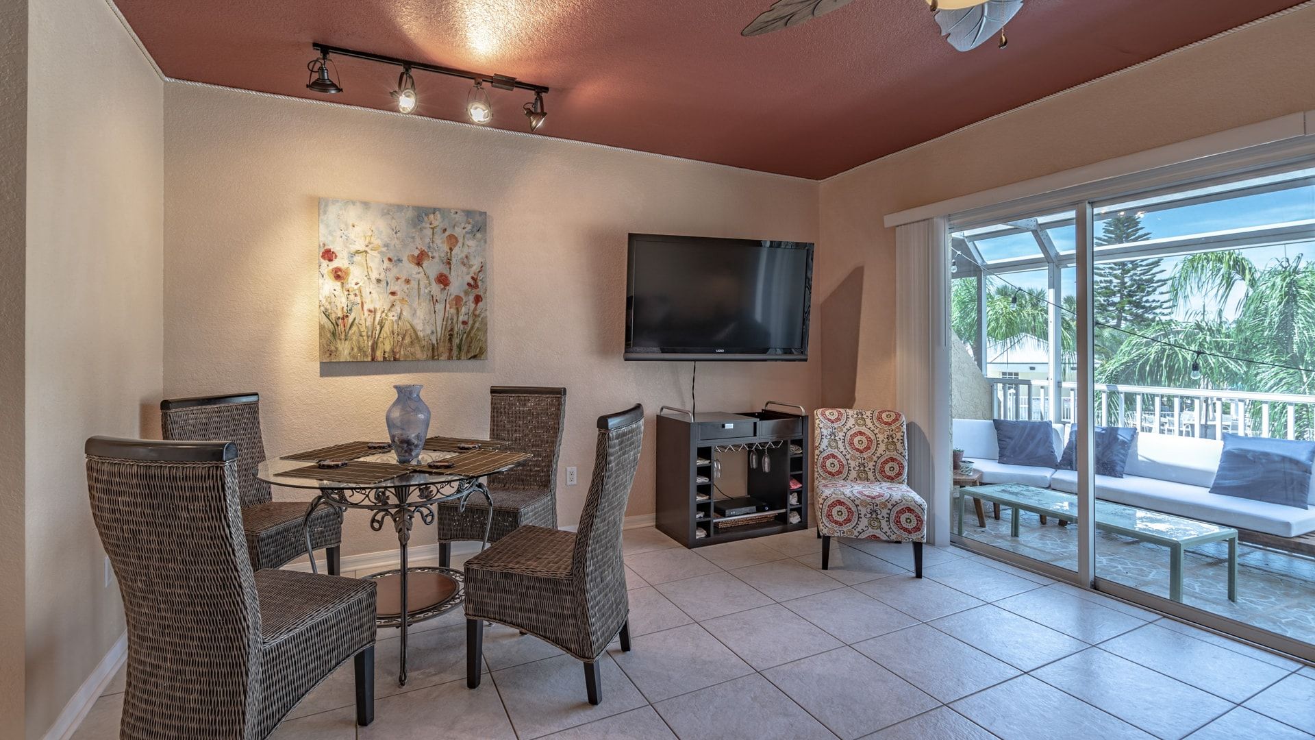 Dining Room overlooking balcony