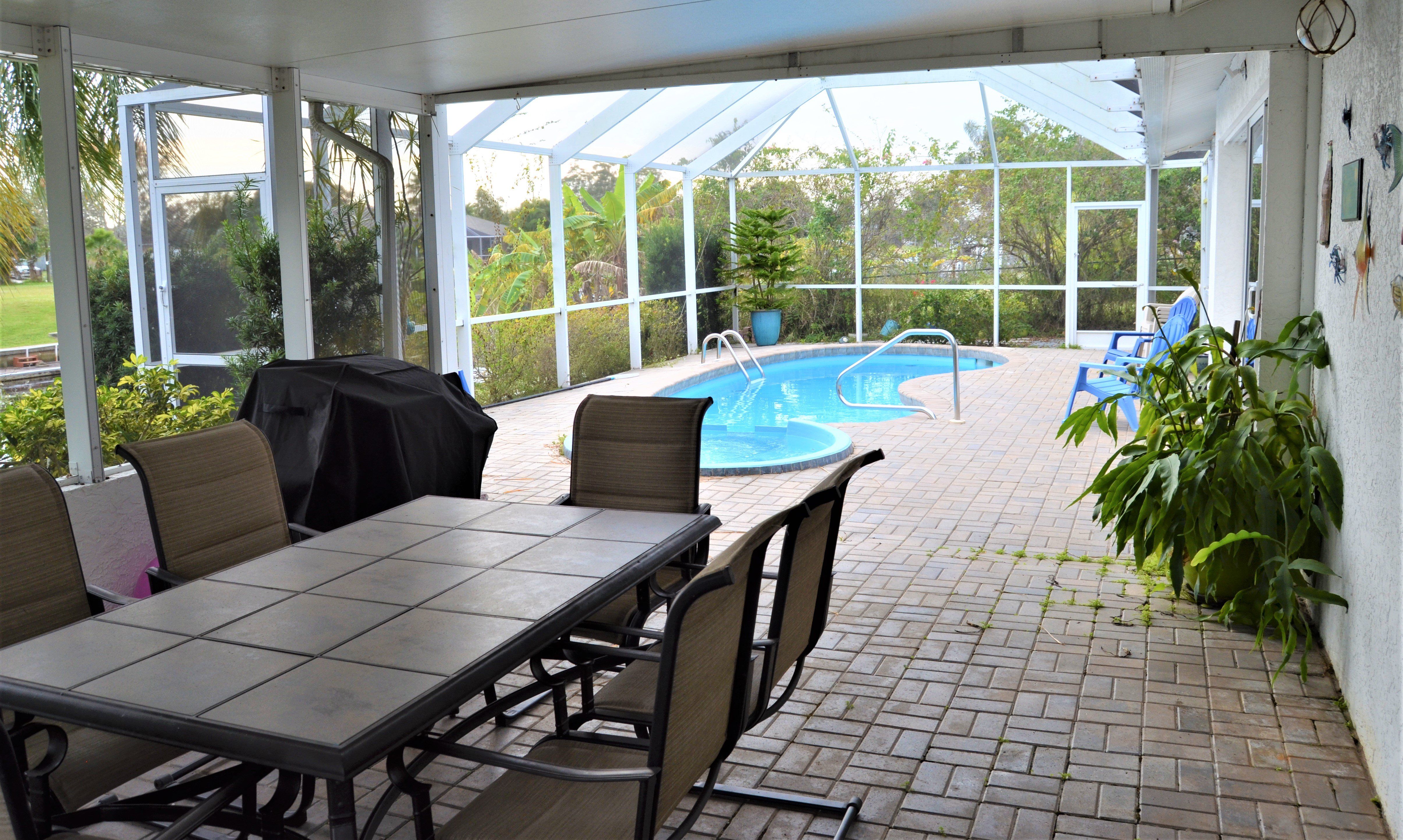 Patio dining