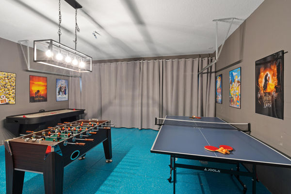 Game Room Ping Pong Foosball Air Hockey