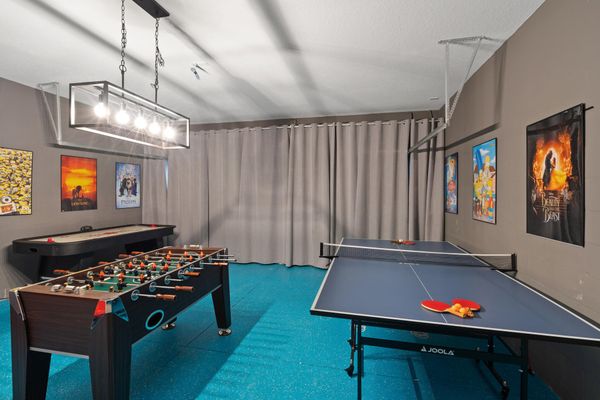 Game Room Ping Pong Foosball Air Hockey