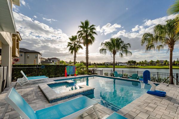 Spend hours lounging by the pool with beautiful views of Reunion Resort