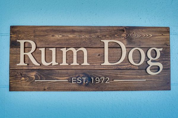 Rum Dog Sign