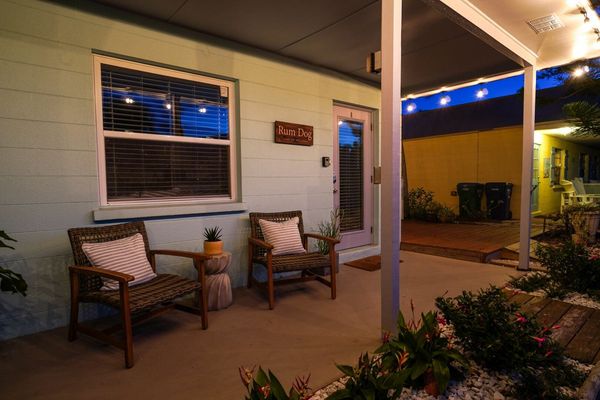 Front of House at Night