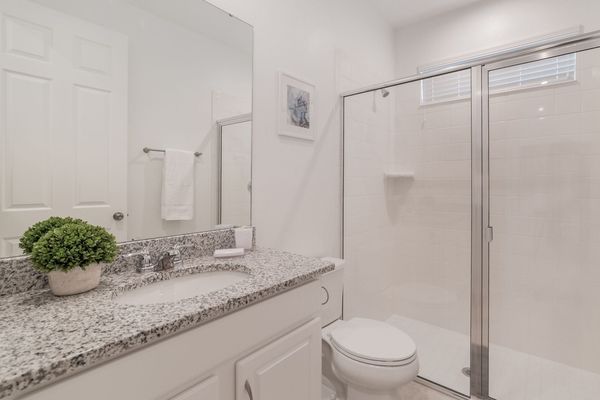 Hall Bathroom
Downstairs-Shower