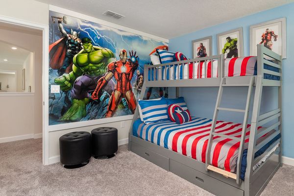 Twin/Double Bunk Bedroom 5 Upstairs
Avengers Theme
