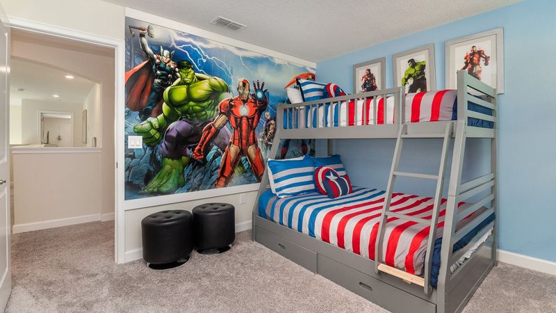Twin/Double Bunk Bedroom 5 Upstairs
Avengers Theme