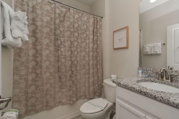 Hall Bathroom 3 Downstairs
Tub/Shower Combo