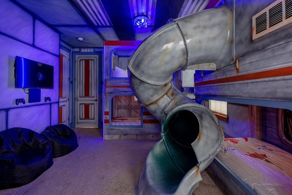 Kids will start their morning zipping down the slide