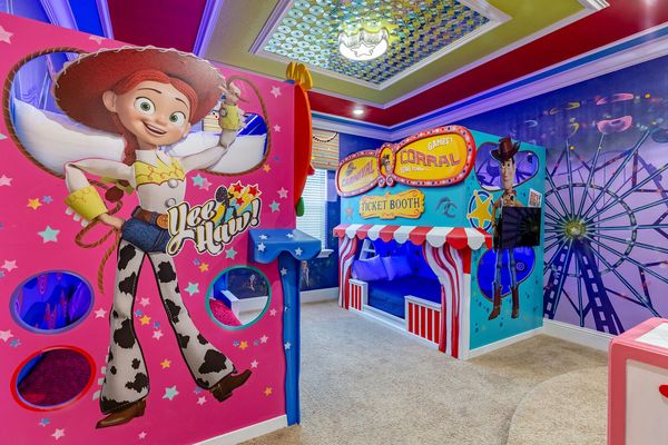 Yee Haw! Kids will create infinite memories in this custom built bedroom