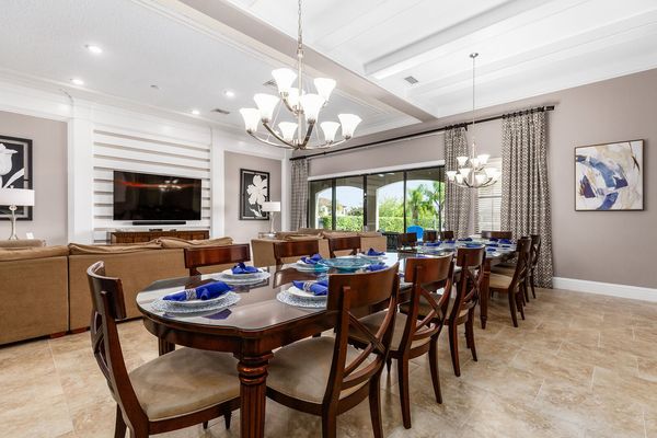 Have a formal evening at the formal dining table