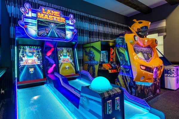 Work on your bowling skills on the Lane Master arcade