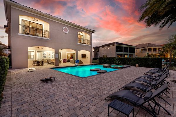 Take an evening swim after coming home from the Orlando attractions