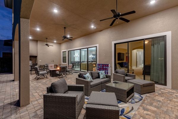 Plenty of seating for the whole family to gather