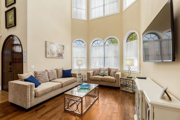Second living room towards the front of the home
