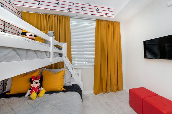 Twin/Double Bunk + Twin Trundle Bedroom 2 (Angle)
32" Roku TV